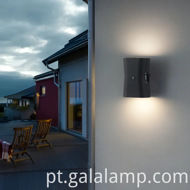 Smart LED duplo lâmpada de parede da cabeça com recurso do modo de suspensão